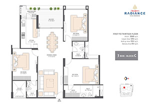 3 BHK Plan